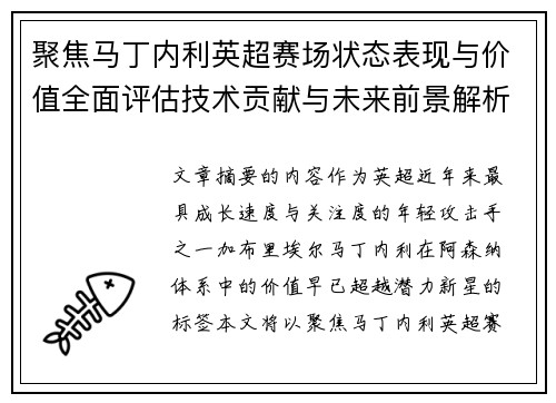 聚焦马丁内利英超赛场状态表现与价值全面评估技术贡献与未来前景解析 聚焦马丁内利英超赛场状态表现与价值全面评估技术贡献与未来前景解析
